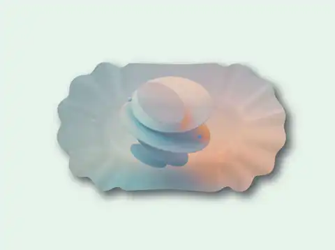 Pappschale 21,5 x 13 x ca. 4,5 cm - Pappschale mit individuellem Aufdruck